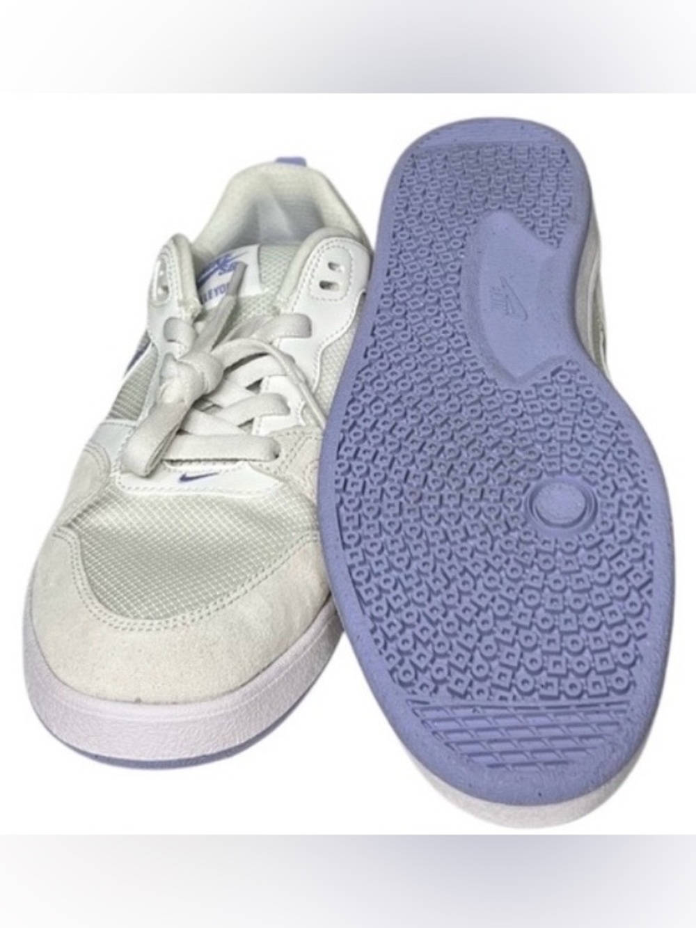 NEW Nike SB Alleyoop Shoes Women’s 9 White Purple Sneakers Skate Shoes - Picture 3 of 6